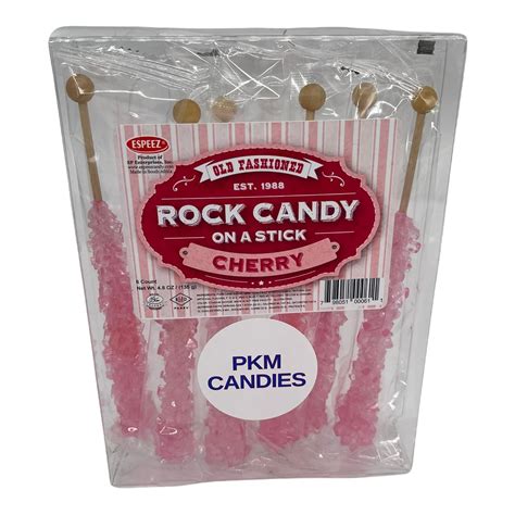 Buy PKM Candies Frozen Ice Rock Candy Sticks - Individually Wrapped ...