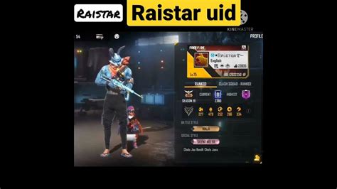 Image result for Free Fire Raistar UID