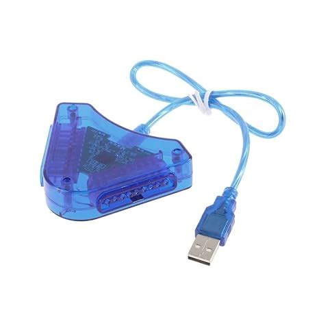 GAMENOPHOBIA PS2 to PC USB Gamepad Converter - Dual Controller Adapter ...