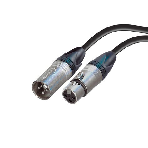 Star-Quad Microphone Cables with Neutrik 3-Pole XLR Connectors