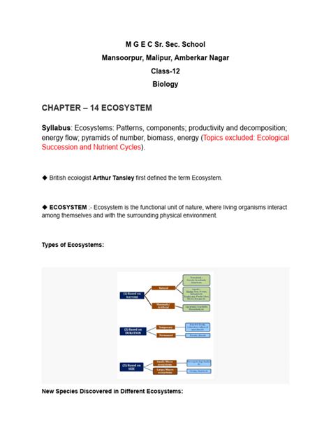 Image result for Ecosystem Structure and Function 12 NCERT