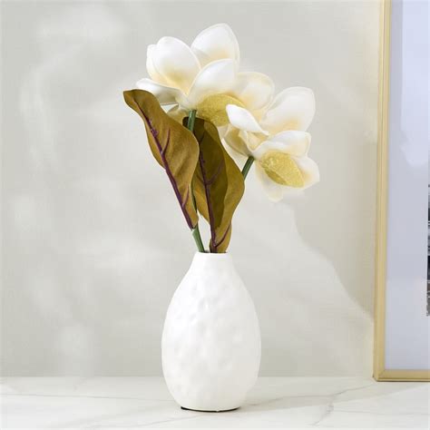Buy Lets Garden Hedge Artificial Orchid Flowers in Ceramic Vase from ...