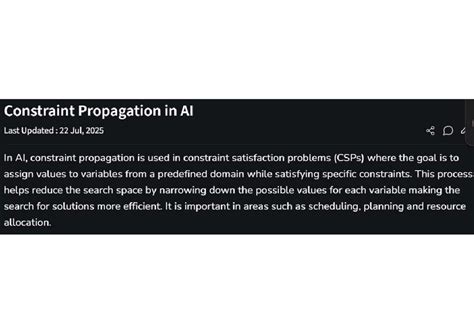 Constraint Propagation in AI: Concepts and Applications - Studocu