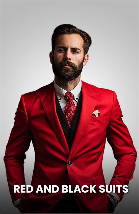 Red and Black Business Suit 的图像结果