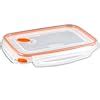 Buy Sterilite Ultra-Seal Replacement Rectangle Lid, Clear/Tangerine ...