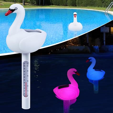 Amazon.com: KingSom Floating Pool Thermometer,Solar Pool Thermometer ...