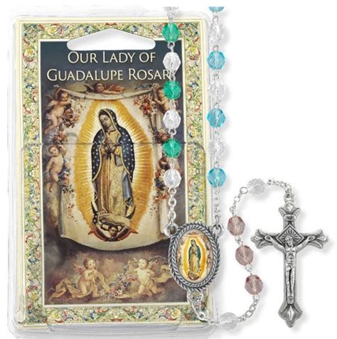 Guadalupe Rosary with prayer card