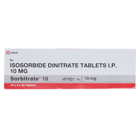 Sorbitrate 10 Tablet | Uses, Side Effects, Price | Apollo Pharmacy