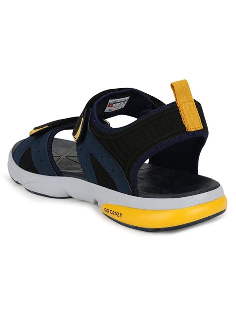 Buy Sandals For Men: Gc-11-Gc-11Blk-Navy-Mstd1049 | Campus Shoes