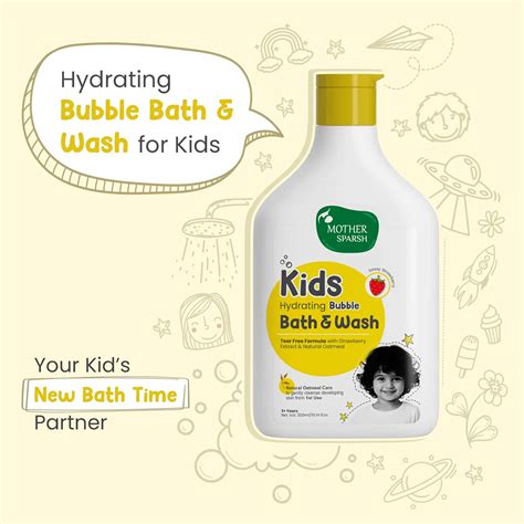 Mother Sparsh Kids Bubble Bath & Wash - Strawberry