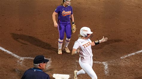 Clemson softball falls short vs Texas when late rallies fizzle