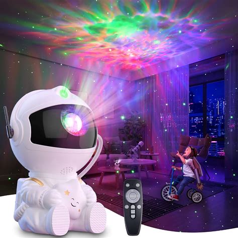 Star Projector Galaxy Light, Astronaut Night Light for Kids, Nebula Sky ...