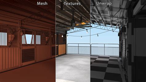 3D Stable Yellow model | 3D Molier International