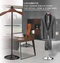 LOCOMOTO Stainless Steel Coat Hanger Stand For Office, Hoem & Shop ...