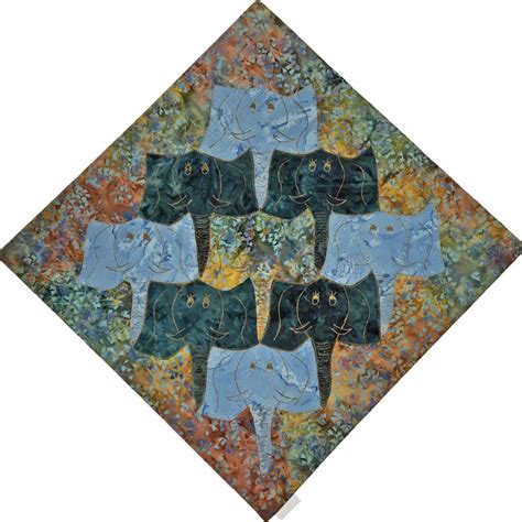 Image result for Escher Quilt Pattern