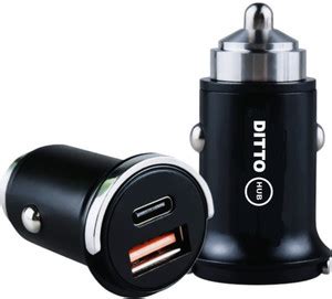 Ditto Hub 25 W Turbo Car Charger Price in India - Buy Ditto Hub 25 W ...