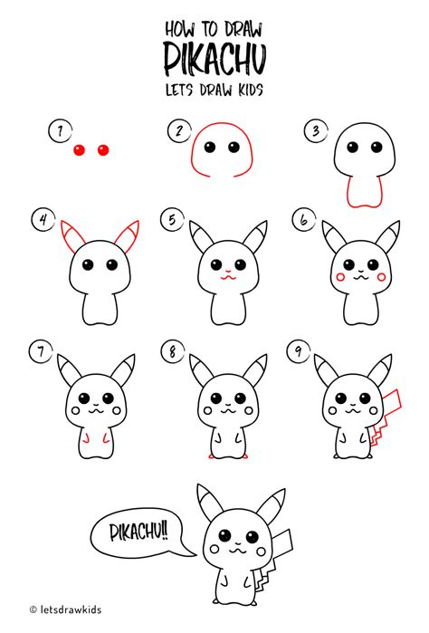 Image result for Easy Drawing Step by Step Pikachu