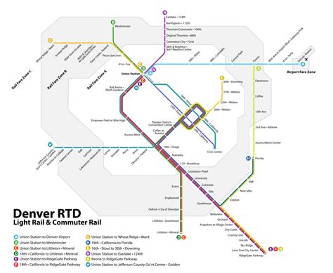 Denver Bus Map
