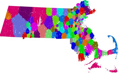 Massachusetts Districts Map at John Boardman blog