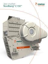 Jaw crusher - Nordberg® C150™ - Metso Corporation - stationary / for ...
