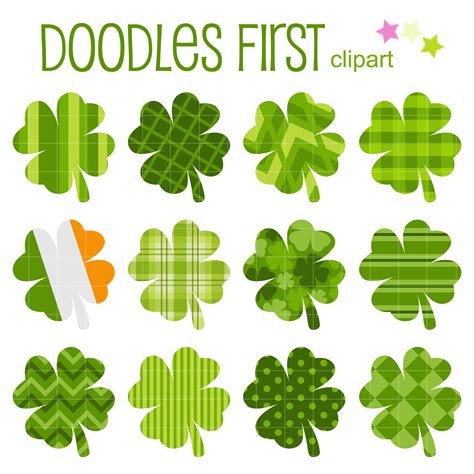 Shamrock Outline Clip Art