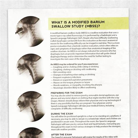 Image result for Modified Barium Swallow Study Basic