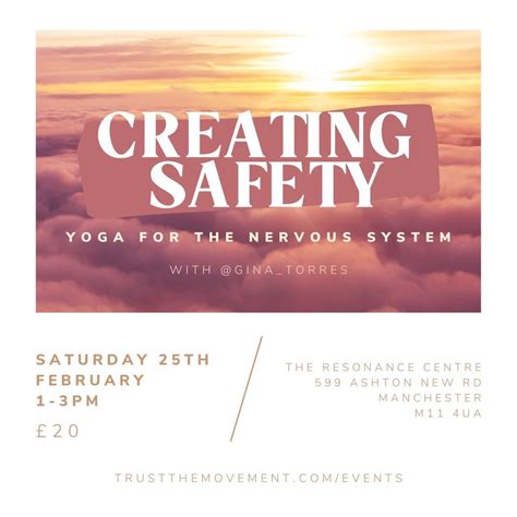 CREATING SAFETY - yoga for the nervous system, The Resonance Centre ...