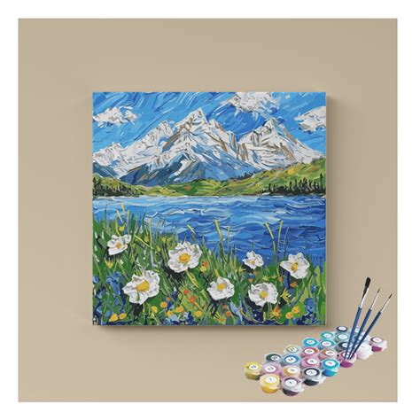Alpine Bliss Paint by Numbers Kit – eazyarts.in