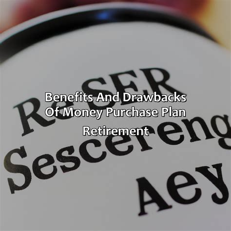 What Is A Money Purchase Retirement Plan at Rose Hutchinson blog