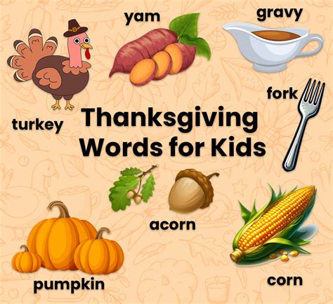 Thanksgiving Words for Kids | ABCmouse