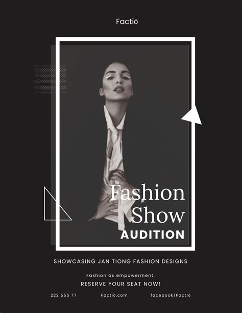 Free Printable Fashion Flyer to Customize Online