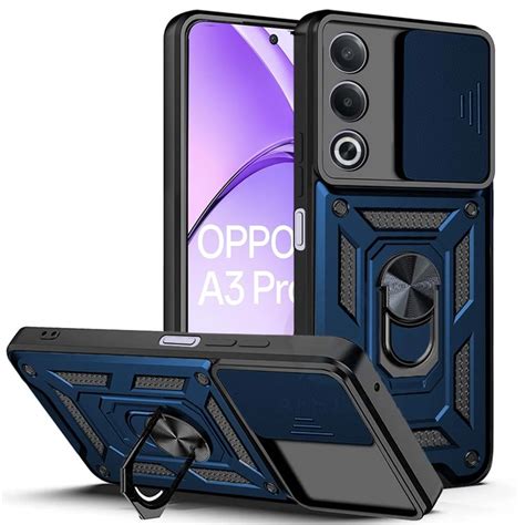 Oppo A3 Pro 5G Tough Armor Sliding Camera Shield Case