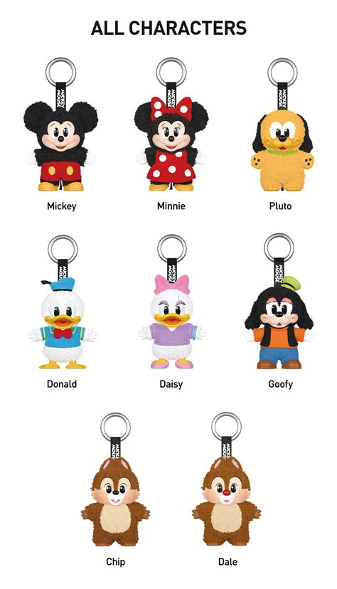Pop Mart Mickey Family Cute Together Keychain Series Figures | CXC Toys ...
