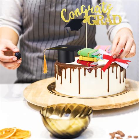 Lineshading 8 Pcs Class of 2025 Congrats Grad Cake Topper India | Ubuy