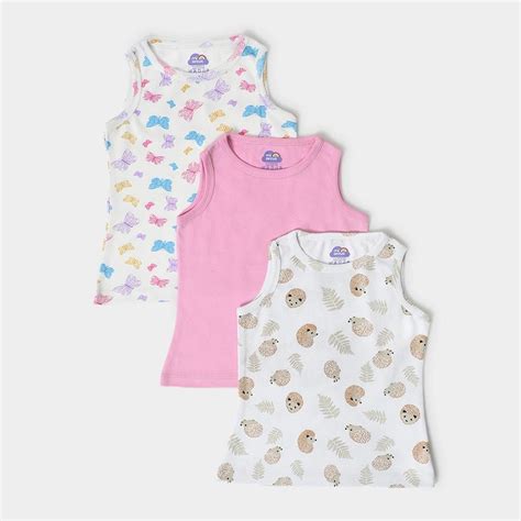 Mi Arcus - Shop Girls Printed Vest Online India - Cotton Vest For Babies