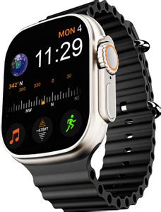 ADCOM Pro 1.96" Big Display Smartwatch with Bluetooth Calling Wireless ...