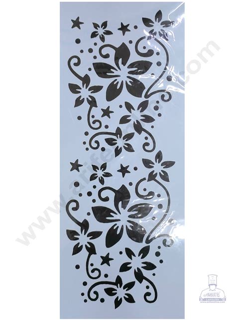 Cake Decor Wedding Cake Stencil, Cake Border Side Decoration Tool SBST ...