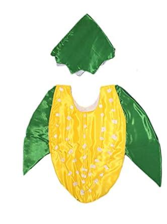 Buy Kaku Fancy Dresses Polyester Corn Vegetables Costume Cutout with ...