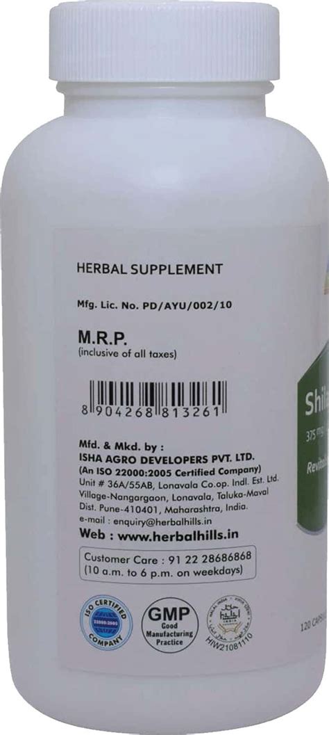 Buy HERBAL HILLS SHILAJITHILLS 120 CAPSULE Online & Get Upto 60% OFF at ...