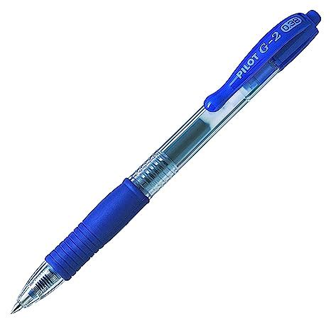 Pilot G-2 Gel Ink Pen - 0.38 mm - Blue (Set of 2pcs) : Amazon.in ...