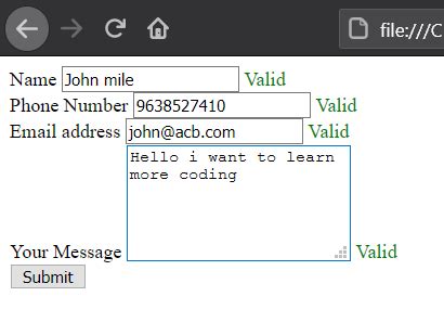 Image result for How to Code a Contact Form with JavaScript Validation