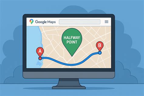 How to Find the Halfway Point Between Two Locations in Google Maps