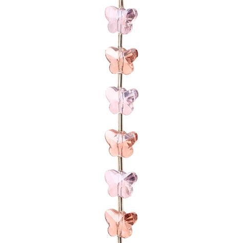 Pink Butterfly Glass Beads, 10mm by Bead Landing™ | Michaels