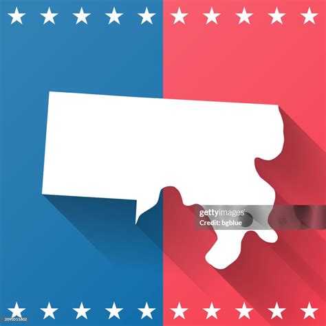 Meigs County Ohio Map On Blue And Red Background High-Res Vector ...