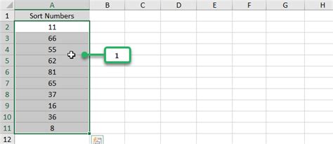 Image result for Excel Sorting Numbers