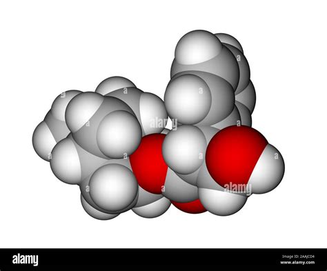 Atropine space filling model Stock Photo - Alamy