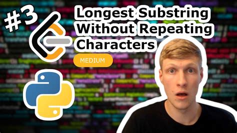 Longest Substring without Repeating Characters Python 的图像结果