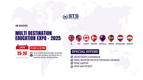 MULTI DESTINATION EDUCATION EXPO 2025 I STS GLOBAL EDUCATION, BTA Tower ...