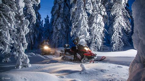 Snowmobile safari and campfire evening escape in Rovaniemi - Klook India