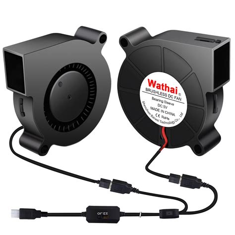 Wathai 50mm X 15mm Usb Blower Fan 5v 5015 Brushless | Desertcart INDIA